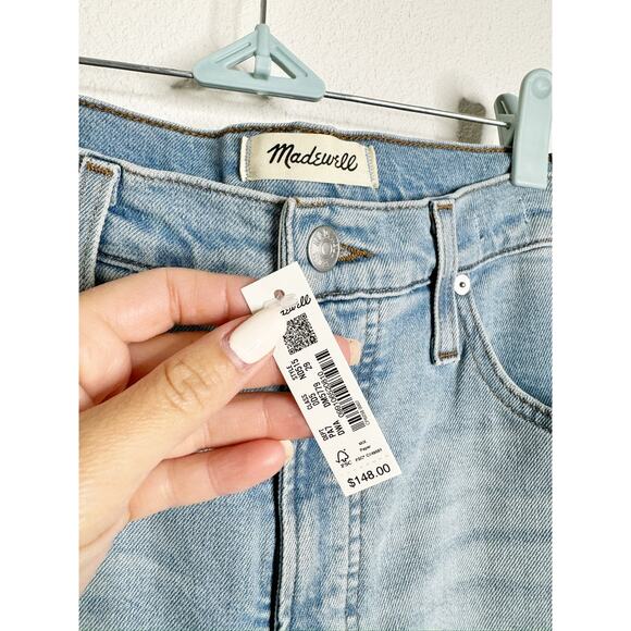 NWT Madewell The Perfect Vintage Straight Jean Distressed Light Danby Wash US 29 - Picture 5 of 12